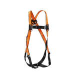 Orange Three-point Full Body Safety Belt, Aerial Work Fall Prevention Safety Rope, Site Fall Protection