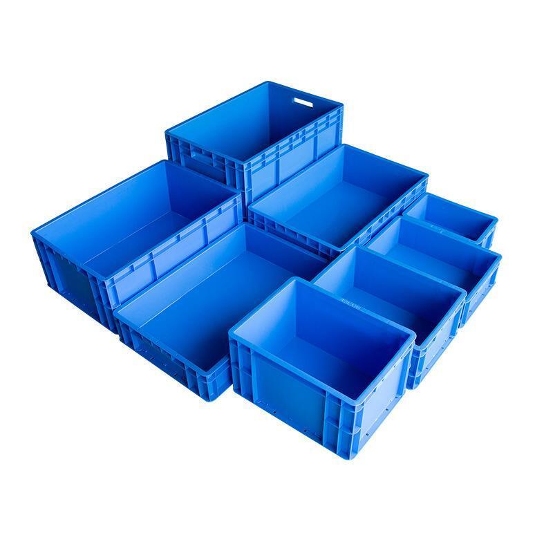 400 * 300 * 175mm Plastic Turnover Box Logistics Transfer Box Warehouse Workshop Plastic Box Transportation Storage Box (blue)