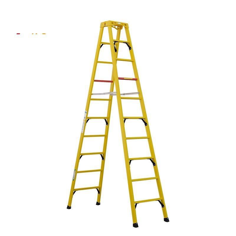 3m Flying Insulated Herringbone Ladder Frp Insulated Ladder Electrical Power Construction Tool Platform Ladder Folding Engineering Insulating Ladder 9 Steps