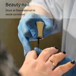 Disposable Nitrile Gloves Thickened Food Cleaning Inspection Waterproof Antiskid Work Protection Kitchen Labor Protection S Size