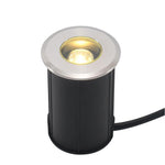 LED All Stainless Steel Small Buried Lamp Outdoor Embedded Waterproof Small Buried Lamp 62 * 80mm Warm Light 12v
