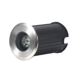 LED All Stainless Steel Small Buried Lamp Outdoor Embedded Waterproof Small Buried Lamp 62 * 80mm Warm Light 12v