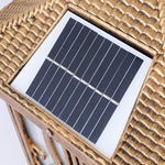 Solar Lamp Column Head Lamp Column Lamp Courtyard Lamp Chinese Garden Villa Landscape Fence Gate Column Lamp Remote Control Outdoor Waterproof Lamp 35w