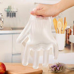 Free Size 100 Pieces / Bag Disposable Glove PE Film Transparent Dining Table Picnic Lobster Glove
