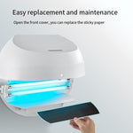 Fly Killing Lamp Mosquito Repeller Fly Killing Device Led Mosquito Killing Lamp Insect Killing Attraction Silent Artifact Double Tube Effect (white) About 90 M2