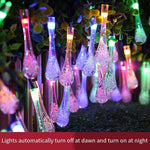 Solar Lamp LED Small Color Lamp Bubble Decorative Lamp Outdoor Waterproof Courtyard Lamp Room External Tree Lamp Festival Atmosphere Lamp String Lamp