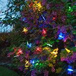 Solar Lamp LED Small Color Lamp Bubble Decorative Lamp Outdoor Waterproof Courtyard Lamp Room External Tree Lamp Festival Atmosphere Lamp String Lamp