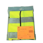 Safety Vest Yellow Reflective High Visibility Safety Vest Men & Women, Work, Cycling, Runner, Surveyor, Volunteer, Crossing Guard, Road