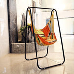 Hanging Basket Rattan Chair Household Swing Support Net Red Hanging Chair Adult Courtyard Coax Baby Hammock Baby Single Cradle Indoor Candy Color