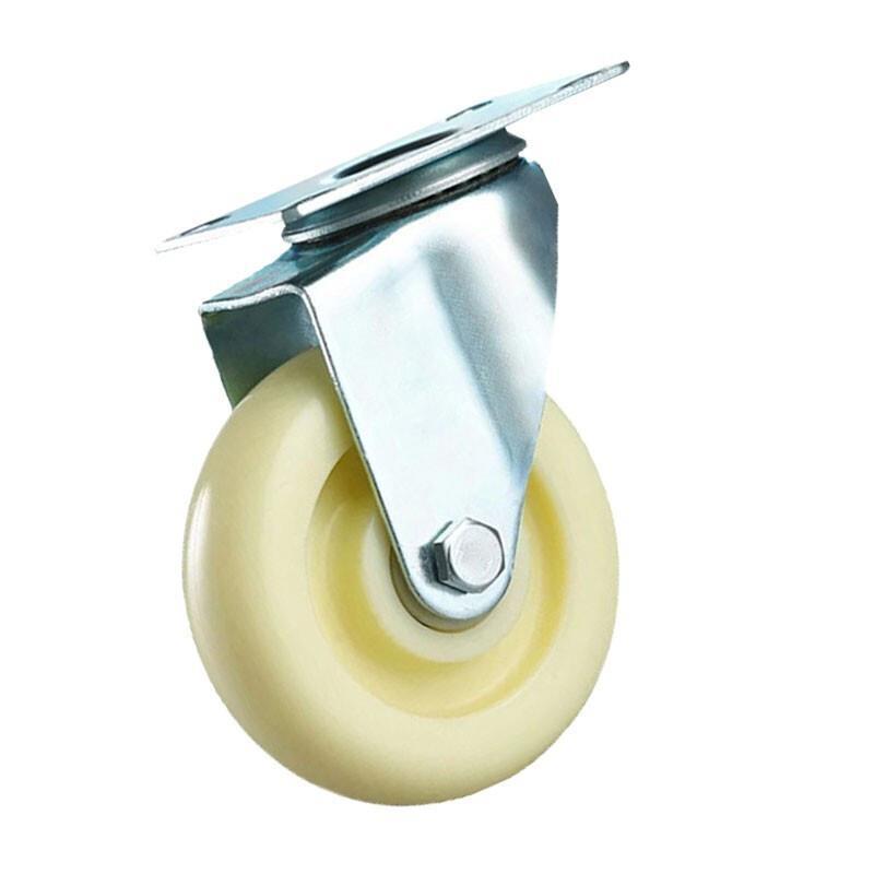 3 Inch Light Screw Universal Band Brake Wheel Light Caster Wheel Nylon Wheel Non-Slip Mute