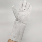 Welding Gloves Labor Protection Wear Resistant Soft Leather Anti Scald Special Leather Work Gloves High-Temperature Welding Protection Leather Gloves