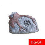 Outdoor Lawn Sound Garden Waterproof Stone Rockery Wireless Fm Bluetooth Speaker Simulation Speaker Accessories Purplish Red Speaker