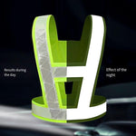 V-Type Reflective Vest PVC Lattice Fluorescent Vest Traffic Engineering Safety Protection Vest Road Administration Work Safety Clothes