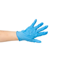 Free Size Dispensible Gloves Durable Nitrile Tear Resistant Blue Gloves