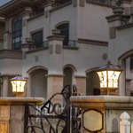 Solar Lamp Column Head Lamp Household Wall Lamp Outdoor Gate Lamp European Column Lamp Door Column Lamp Waterproof Wall Head Lamp Courtyard Lamp