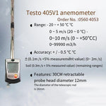 Hot Wire Anemometer Thermal Anemometer Hand-Held Anemometer Measuring Wind Speed Wind Temperature