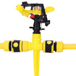 Horticultural Sprinkler Controllable Insertion Triangle Bracket 360 Degree Garden Lawn Vegetable Garden Agricultural Lawn Sprinkler Horticultural Greening Agricultural Rocker Irrigation Sprinkler Equipment Ground Insertion Sprinkler Series Set 4