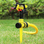 Horticultural Sprinkler Controllable Insertion Triangle Bracket 360 Degree Garden Lawn Vegetable Agricultural Rocker Irrigation Sprinkler Equipment