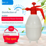 Spray Kettle 84 Disinfectant Alcohol Watering Flower Pot Manual Pressure Type Small Sprayer Electric Kettle 2L Of Orange Spot