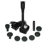 12V24V Solar Brushless Self Made DIY Solar Fountain High Efficiency 3m Water Pump + 8 Kinds Of Nozzles