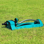 Swing Watering Sprinkler Automatic Sprinkler Garden Sprinkler Lawn Vegetable Field Agricultural Irrigation Sprinkler Gardening Roof Sprinkler + 4 Tap