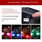 Solar Underwater Lamp Outdoor Waterproof Spotlight Courtyard Lawn Ground Lamp Garden Rockery Pool Lamp Outdoor Underwater Fish Pool Lamp