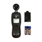 ECVV Handheld Mini Anemometer Digital Wind Speed Measurement Wind Temperature Tester LCD Display Air Flow Velocity Wind Meter For Measuring Wind Speed, Temperature