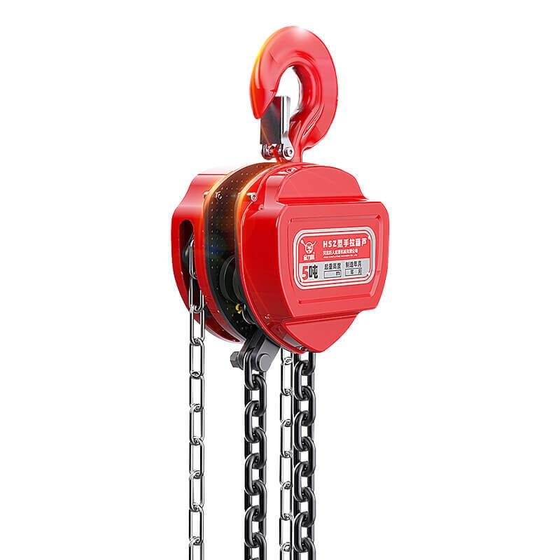 1T 12m (Single Chain) Chain Block Manual Chain Hoist G80 Manganese Steel Chain Carburized Reinforced Material Handling Equipment For WorkShop HS-C1