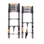 14.4 FT Telescopic Straight Ladder for House Construction Multi-functional Thickened Aluminum Alloy Engineering Folding Staircase