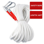 Safety Rope 10mm Tree Wall Climbing Equipment Gear Outdoor Survival Fire Escape Safety Rope 66ft