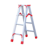 Reinforced Aluminum Alloy Ladder Double Side Folding Ladder Herringbone Ladder Engineering Ladder / Warehouse Decoration Ladder 120cm