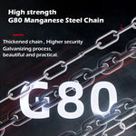 1T 12m (Single Chain) Chain Block Manual Chain Hoist G80 Manganese Steel Chain Carburized Reinforced Material Handling Equipment For WorkShop HS-C1