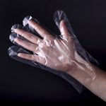 Disposable Transparent Plastic PE Gloves Thickened Food Catering Beauty And Housework Gloves 500 Pieces / 5 Package