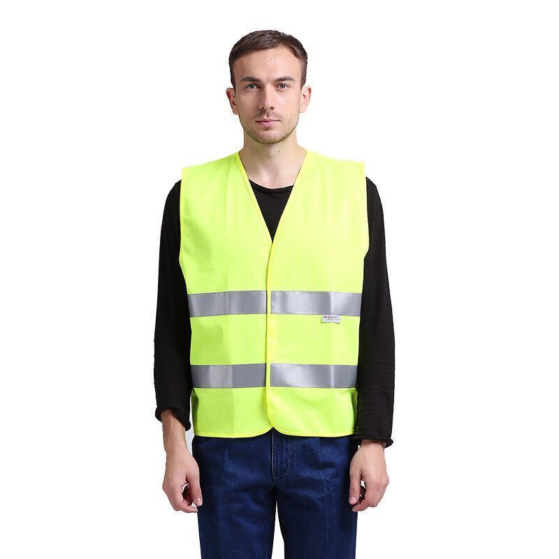Free Size Reflective Safety Vest High Visibility For Outdoor Works