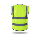Reflective Vest Yellow Reflective Protection Vest Reflective Suit for Night Working Riding Running
