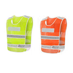 Reflective Vest With Thickened Lattice Fluorescent Yellow Traffic Police Safety Reflective Clothing Construction Site Safety Warning Clothing Net Environmental Protection Fluorescent Vest