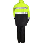 Navy L Reflective Raincoat Suit Railway Raincoat Split Suit