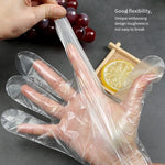 Disposable PE Film Transparent Gloves Sanitary Gloves Catering Hairdressing Crayfish Gloves 5000 Packs