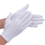 12 Pairs / Pack Yarn Gloves White Ceremonial Gloves White Cotton Gloves
