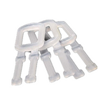 PP Plastic Packaging Buckle Plastic Hand Pull Buckle Manual Packaging Plastic Buckle White Hand Pull Buckle 100 Pieces