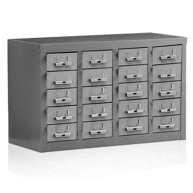 Parts Cabinet Drawer Type Tool Cabinet Parts Box Electronic Components Material Screw Classification Storage Cabinet Small Box 20 Iron Drawer Without Door