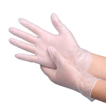 Disposable PVC Gloves Disposable Protective Gloves Not Breakable Safe Healthy And Durable 100 Pieces / Bag