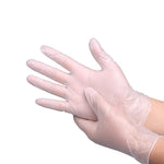 Disposable PVC Gloves Disposable Protective Gloves Not Breakable Safe Healthy And Durable 100 Pieces / Bag