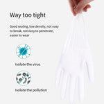 Disposable Thickened Leak Proof Elastic Gloves Beauty Kitchen Cleaning Catering TPE Plastic Film Gloves Hygiene Box Extraction 100 Pieces / Box