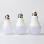 12W LED Bulbs 50pcs Pack Energy Saving Lights Plastic Coated Aluminum Bulb E27 Lamp Base White Light 6500k (50 Pack)