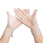 100 Boxed Small Disposable Gloves PVC /TPE Transparent Protective Gloves Thickened High Quality Gloves