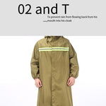 Security Protection Raincoat Labor Protection Thickened Reflective Raincoat Waterproof Material Work Suits