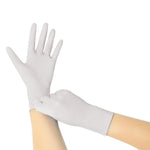5.2G / Piece 1000 Pieces / Box White M Size Gloves Durable Multi-Purpose Reusable Nitrile Gloves
