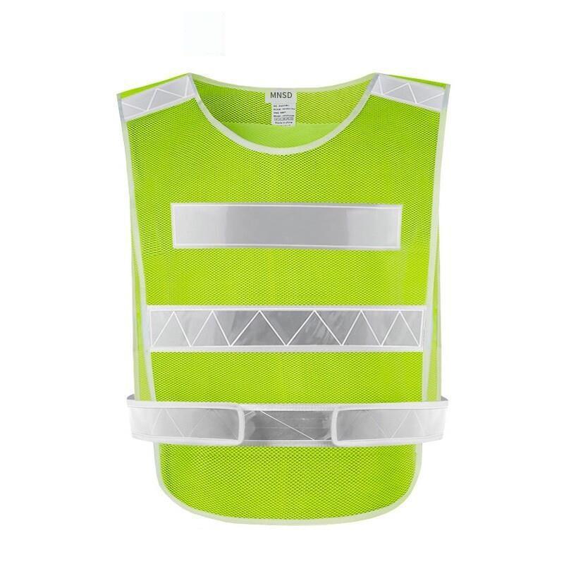 Fluorescent Yellow Green Reflective Vest Reflective Vest Traffic Cycling Vest Car Safety Warning Vest Environmental Sanitation Construction Duty Safety Clothing