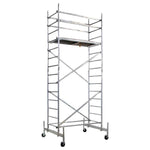 6m Aluminum Alloy Scaffold Mobile Portable Engineering Decoration Ladder Platform Fast Lifting Tensile Scaffold Platform Height 6m
